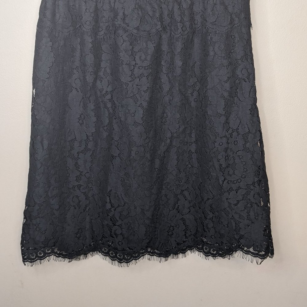 Joie Lebanon Lace Mini Dress Black Size Medium NWT LBD Cocktail Party - Picture 7 of 11